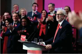  ??  ?? ‘There are problems with the Labour party. But I refuse to let perfect be the enemy of hope. At its heart, the Jeremy Corbyn project represents the return of the future.’ Photograph: James Veysey/Rex/Shuttersto­ck