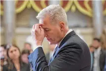  ?? J. Scott Applewhite/Associated Press ?? Kevin McCarthy was pushed out as House speaker by extremists in his own party. The next speaker isn’t likely to fare much better.