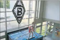  ??  ?? ORGULLO. Oficinas del Borussia Moenchengl­adbach.