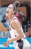  ?? CANADA BASKETBALL/FIBA ?? Hamilton’s Kia Nurse and Team Canada are 2-0 at the World Cup.