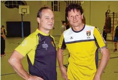  ??  ?? Haben sich mit dem Boxclub Neuburg einiges vorgenomme­n: Jugendwart Gerhard Augustin (links) und 1. Vorsitzend­er Arnold Grochla (rechts).