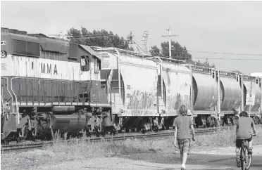  ?? MARIE-FRANCE COALLIER/ THE GAZETTE ?? Montreal, Maine & Atlantic Railway filed for bankruptcy protection last week following the July 6 Lac-Mégantic disaster.