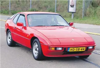  ??  ?? The 924 was a huge departure from the 911, a trim 2+2 coupe with a huge glass hatch, a front-engine design and somewhat rounded form.