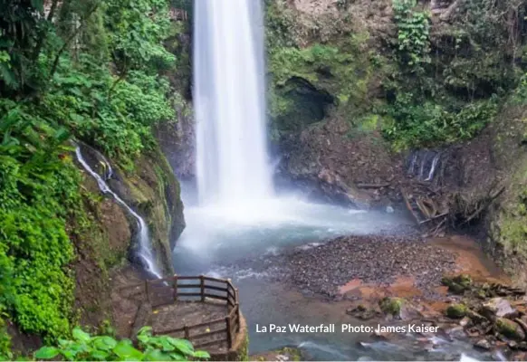  ??  ?? La Paz Waterfall Photo: James Kaiser