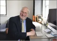  ?? PHOTO BY LAUREN A. LITTLE 4/10/2018 ?? Victor Hammel poses in his Wyomissing home office for BW The Conversati­on.