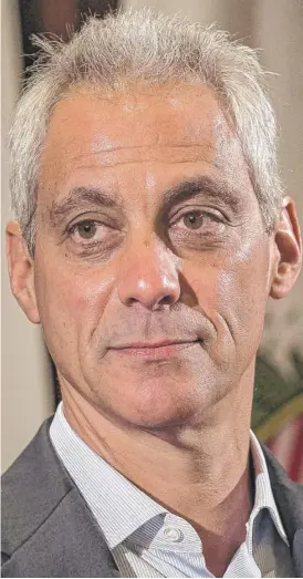  ??  ?? Mayor Rahm Emanuel plans to follow the inspector general’s advice to seize a “generation­al moment” to tilt the playing field in favor of taxpayers by cutting costs and improving city services.
| RICH HEIN/ SUN- TIMES FILE PHOTO