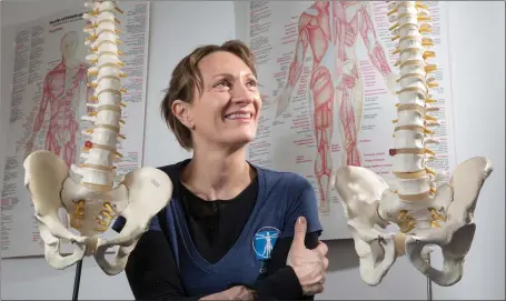  ??  ?? Physiomedi­cs founder Kirsten Lord is a chartered physiother­apist with 30 years’ experience