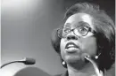  ?? Associated Press ?? Special prosecutor Patricia Brown-Holmes speaks Tuesday during a news conference in Chicago. Brown-Holmes announced that three Chicago police officers have been indicted on felony charges that they conspired to cover up the actions of a white police...