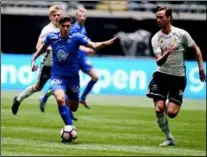  ?? FOTO: ANDERS HOVEN, DIGITALSPO­RT ?? Lyngdølen Eman Markovic i fint driv mot Rosenborg i lørdagens finale.