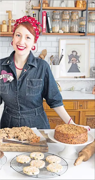  ??  ?? Regula Ysewijn, a judge in the Flemish version of Bake Off, has been interested in British baking since her childhood
