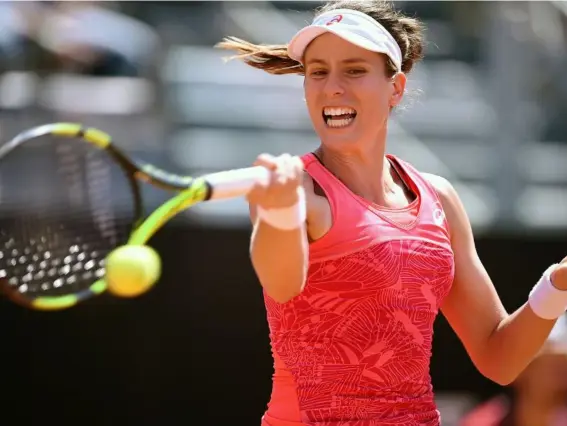  ?? (Getty) ?? Johanna Konta takes on Taiwan’s Su-Wei Hsieh in the first round