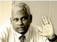  ??  ?? Prof. Ranil de Silva