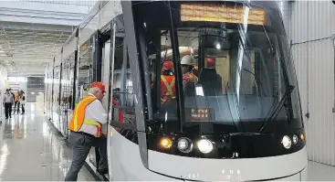  ?? IAN MacALPINE / POSTMEDIA NEWS FILES ?? Bombardier expects pressure on its margins and cash flow in the first half of 2019 as it attempts to fix the problems associated with the tardy train projects.