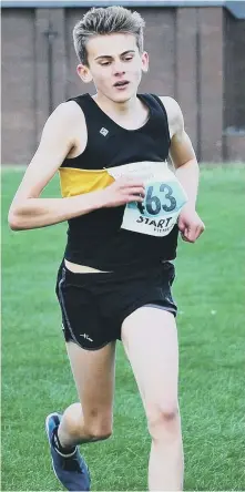  ??  ?? Houghton Harrier Will Bellamy impressed at Milton Keynes.