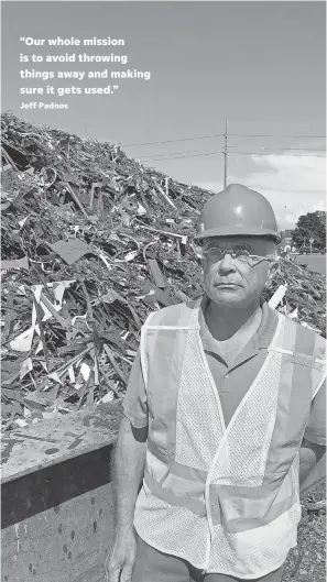  ?? PADNOS ?? Jeff Padnos, chairman of Padnos, a western Michigan recycler, says he’s very concerned about long-term relationsh­ips with customers.