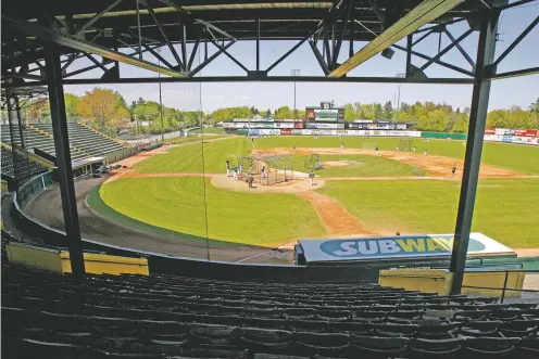  ?? TOBY TALBOT/ASSOCIATED PRESS FILE PHOTO ?? Centennial Field in Burlington, Vt., is where the Lake Monsters played in the New York-Penn League, which is now defunct.