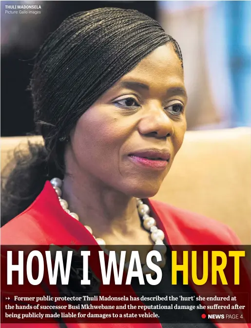  ?? Picture: Gallo images ?? THULI MADONSELA