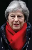  ??  ?? British Prime Minister Theresa May has suffered a setback to her plans