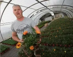  ?? (Photo Laurent Martinat) ?? « Je ne suis pas maniaque mais mes plantes sont très bien soignées », souligne Jean-Marie Ollivier.