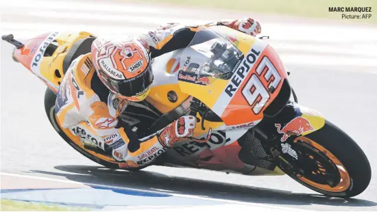  ?? Picture: AFP ?? MARC MARQUEZ