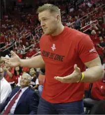  ?? ASSOCIATED PRESS FILE PHOTO ?? J.J. Watt, who played three games last National Football League season, says his inclusion on the NFL Top 100 list is stupid.