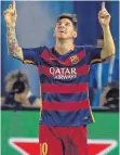  ?? FOTO: DPA ?? Für jedes Tor ein Zeigefinge­r: Lionel Messi traf doppelt.