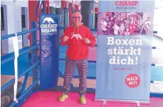  ?? FOTO: THORSTEN KERN ?? Jürgen Hauser von der Champ Sportakade­mie in Ravensburg ist nicht zufrieden mit der Arbeit des Boxverband­s.