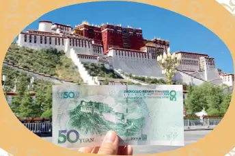  ?? Photos: Li Jingjing ?? Counter-clockwise from left: The Potala Palace in Lhasa, capital of Southwest China’s Tibet Autonomous Region A yak on the plateau An elderly woman prays. Two Tibetan Buddhism monks