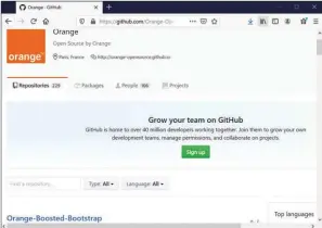  ??  ?? Vous retrouvere­z sur le Github d’orange Open Source, à l’adresse https:// github. com/ Orange- Opensource/, le code de tous les projets évoqués dans cet article.