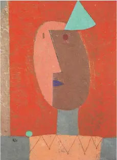  ?? FOTO: HILTI ART FOUNDATION ?? In der Hilti Art Foundation wird auch Paul Klees „Clown“von 1929 präsentier­t.