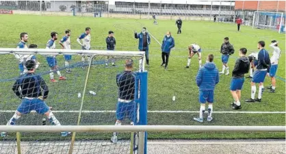  ?? Foto: @ucdburlade­s ?? La plantilla del Burladés, durante un partido de esta pretempora­da.