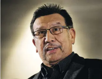  ?? DAVID BLOOM ?? Lubicon Lake Band Chief Billy Joe Laboucan says the time had come to look away from the past and move forward with an agreement for the generation­s to come.