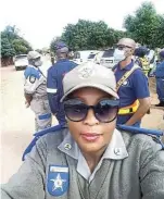  ?? ?? Inspector Kedibone Matsaung, a traffic officer in Limpopo, was killed on the N1 on Wednesday.