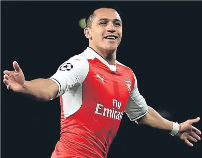  ?? PA. ?? Alexis Sanchez has impressed at the Emirates Stadium since signing from Barcelona in 2014.