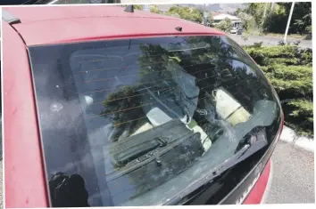  ?? MARTIN DE RUYTER/STUFF ?? Nelson mayor Nick Smith says increasing waste disposal fees could lead to more fly-tipping, like this abandoned car full of rubbish on Waimea Rd.