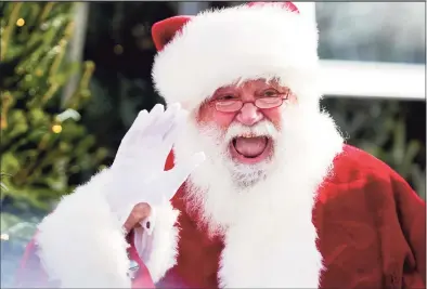  ?? Christian Abraham / Hearst Connecticu­t Media ?? A national Santa hiring company said it has 15 percent fewer Santas due to COVID concerns and even “a number passing way from COVID.”