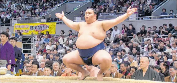  ?? Photo / Supplied ?? Sumo champion Mitakeumi Hisashi — the talk of the town in Japan.