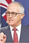  ??  ?? Malcolm Turnbull