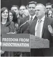  ?? DANIEL A. VARELA dvarela@miamiheral­d.com ?? Former Florida Commission­er of Education Richard Corcoran was named interim president of New College of Florida in Sarasota.