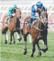  ??  ?? Winx wins the Turnbull Stakes.