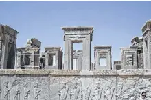  ?? FACEBOOK/CONTRIBUTE­D PHOTO ?? The ruins of Persepolis, located just outside modern-day Shiraz, was the capital of the ancient Persian Empire some 2,500 years ago. The imperial palace was burned down by Alexander the Great and his Greek army in 330 BC.