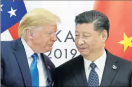  ??  ?? MOĆNICI Čelnici SAD-a i Kine Donald Trump i Xi Jinping