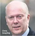  ??  ?? Chris Grayling