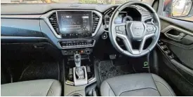  ?? ?? Right: The highspecce­d LSE model has a carlike ambience with premium soft-touch materials, leather seats, and a nine-inch touchscree­n infotainme­nt system.