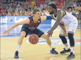  ?? FOTO: PERE PUNTÍ ?? Mario Hezonja quiere ir a la NBA
y todo dependerá de que le salgan los números