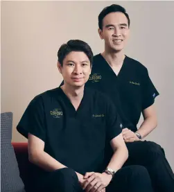  ??  ?? (Above)
Dr Gerard Ee and Dr Chow Yuen Ho, medical directors, The Clifford Clinic
