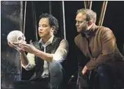  ?? Frank Ishman ?? ACTORS Ramon de Ocampo, left, and Adam J. Smith in the Antaeus Theatre production of “Hamlet.”