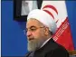  ?? BLOOMBERG ?? Iranian President Hassan Rouhani said Iran would be willing to keep the deal if U.S. leaves.