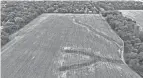  ?? DORAL CHENOWETH/COLUMBUS DISPATCH ?? Hickory Bluff Farms, seen here in an aerial view, has been in the Hadden family since the 1890s, said Steve Hadden, who has been actively farming it for the past few years.