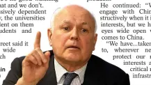  ?? ?? Danger...Sir Iain Duncan Smith